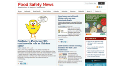 Desktop Screenshot of foodsafetynews.com